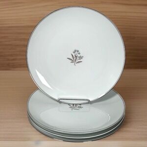 Noritake China Bessie 5788 Dinner Plates White Floral Japan Elegant Set/4 (#1)